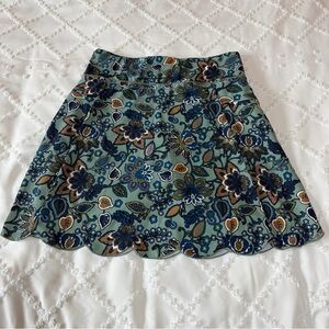 Moteepi Knee Length Skort Skirt Tennis Athletic Golf Pickleball Women’s L Floral